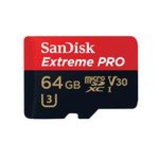 SanDisk Extreme PRO microSDXC UHS-3 V30 64 Go + Adaptateur SD
