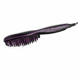 Domoclip Brosse Lissante Chauffante 55 W Noir/Violet - DOS141