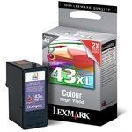 Lexmark cartouche n°43XL (Couleur)