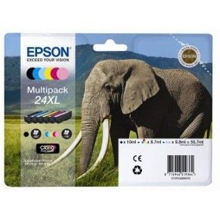 Epson T2438 XL Multipack 6 couleurs - C13T24384011