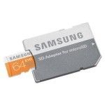 Samsung Evo SDHC 64 Go (48Mo/s) + adaptateur SD
