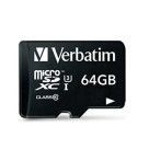 Verbatim Micro SDXC 64 Go (classe 10) + adaptateur SD
