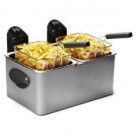 FRIFRI Friteuse 1998 2 x 1.5 Kg / 2 x 4.5 L Gris