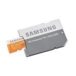 Samsung Evo SDXC 128 Go (48Mo/s) + adaptateur SD