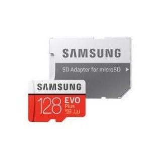Samsung Evo Plus SDXC 128 Go (100Mo/s) + adaptateur SD