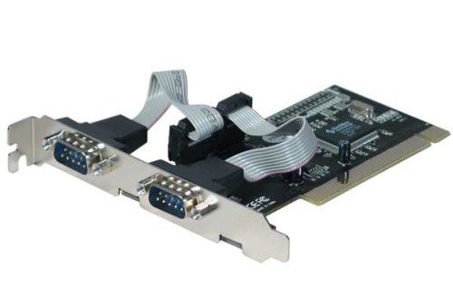 Carte contrôleur PCI avec 2 ports RS-232 (DB-9)