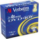 Verbatim DVD+RW 4.7 Go - 4x (Boite CD x5)