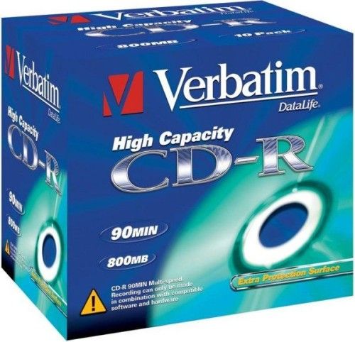 Verbatim CD-R 800 Mo 40x (boite de 10)