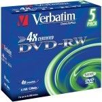 Verbatim DVD-RW 4.7 Go - 4x (Boite CD x5)