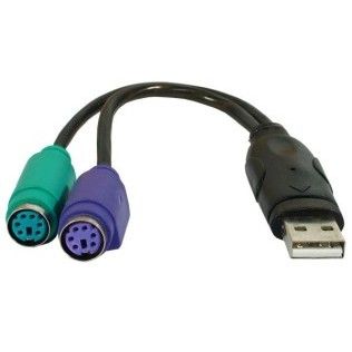 Adaptateur double PS/2 vers USB