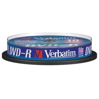 Verbatim DVD-R 4.7 Go - 16x (Spindle x10)