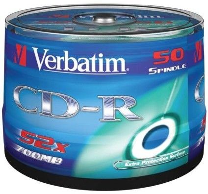 Verbatim CD-R 700Mo (Spindle x50 - Lightscribe)