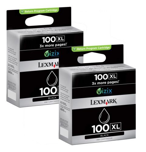 Lexmark cartouche n°100XL (Noir) - Pack de 2