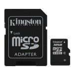 Kingston Micro SDHC 32Go Class 4 + Adaptateur SD