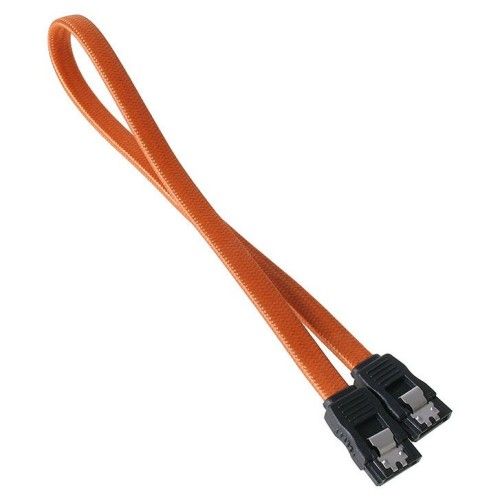 BitFenix Alchemy - Cordon SATA gainé - 30 cm (Orange)