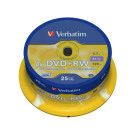 Verbatim DVD+RW 4.7 Go - 4x (Spindle x25)