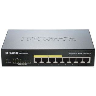 D-Link DGS-1008P switch 8 ports