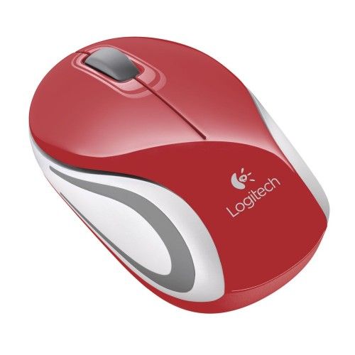 Logitech Wireless Mini Mouse M187 (Rouge)
