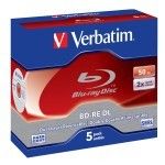 Verbatim BD-RE 50 Go - 2x (Boite CD x5)