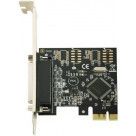 Carte contrôleur PCI-E 1 port Parallèle (DB-25)