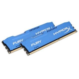 Kingston HyperX Fury Blue DDR3-1600 CL10 8Go (2x4Go)