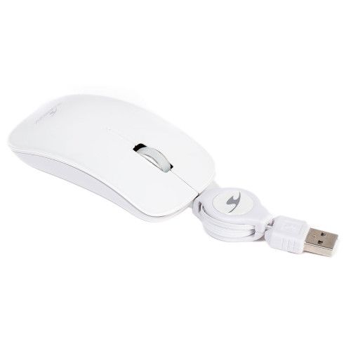 Bluestork Glossy Mouse (blanc)
