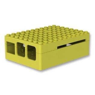 Multicomp Pi-Blox boitier pour Raspberry Pi 2 / Pi Model B+ (jaune)