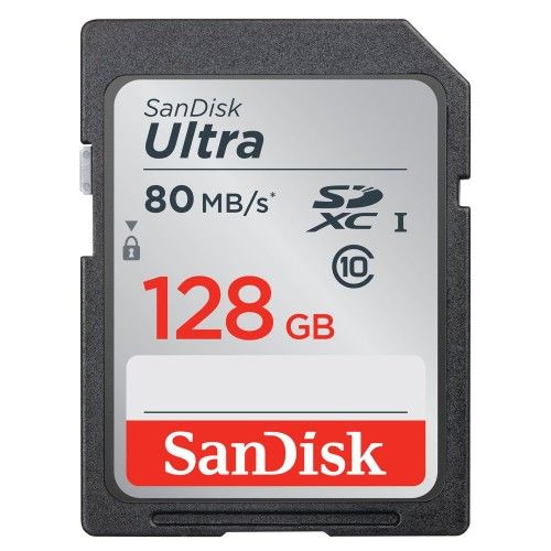 SanDisk Ultra SDXC UHS-I 128 Go 80 Mb/s