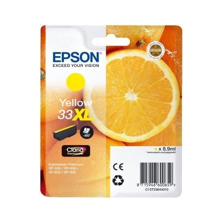 Epson "Oranges" 33 XL Jaune (C13T33644010)