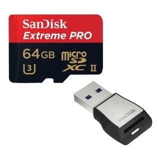 SanDisk Micro SDXC Extreme Pro UHS-II 64 Go