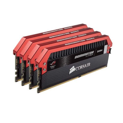 Corsair Dominator Platinum ROG 16 Go (4x4Go) DDR4 3200 MHz CL16 - CMD32GX4M4C3200C16-ROG
