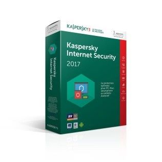 Kaspersky Internet Security 2017 - Licence 3 postes 1 an