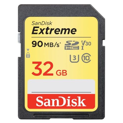 SanDisk SDHC Extreme UHS-1 U3 V30 32 Go