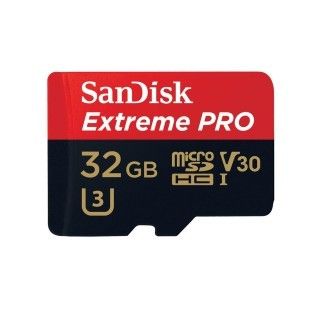 SanDisk Extreme PRO microSDHC UHS-3 V30 32 Go + Adaptateur SD