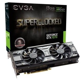 eVGA GeForce GTX 1070 SC Gaming Black Edition - 8 Go