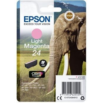 Epson Elephant 24 Magenta Clair
