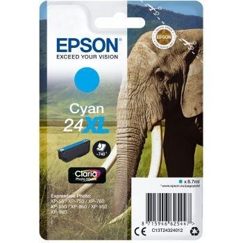 Epson Elephant 24XL Cyan