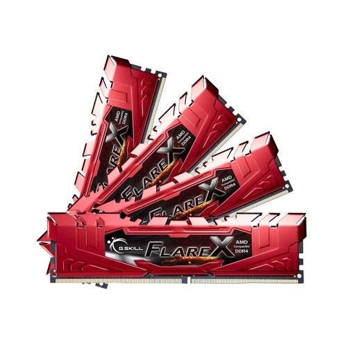 G.Skill Flare X Series Rouge 64 Go (4x16Go) DDR4 2400 MHz CL15