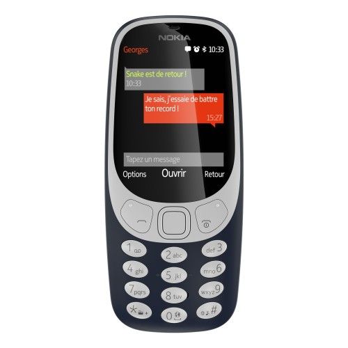 Nokia 3310 - Double SIM (bleu)