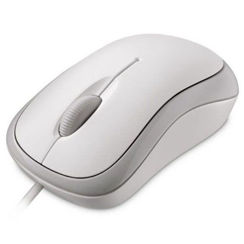 Microsoft Basic Optical Mouse for Business Blanche