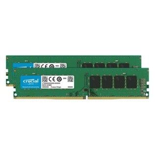 Crucial DDR4 32 Go (2x16Go) 2666 MHz CL19 Dual Rank X8