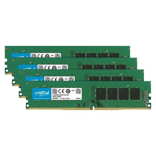 Crucial DDR4 64 Go (4x16Go) 2666 MHz CL19 Dual Rank X8