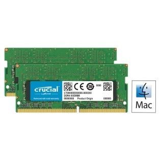 Crucial for Mac SO-DIMM DDR4 16 Go (2x8Go) 2400 MHz CL17