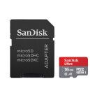 SanDisk Ultra Android microSDHC 16 Go + Adaptateur SD - SDSQUAR-016G-GN6MA