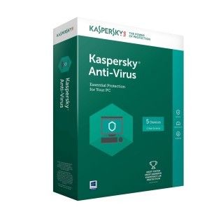 Kaspersky Anti-Virus 2018 - Licence 1 an 3 postes