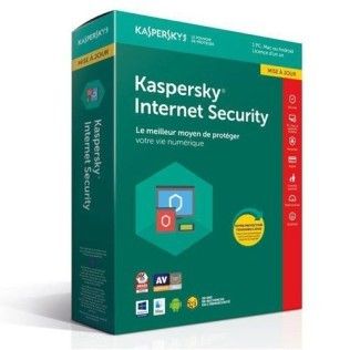 Kaspersky Internet Security 2018 Mise à jour - Licence 1 poste 1 an
