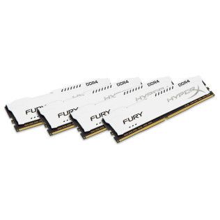 HyperX Fury Blanc 32 Go (4x8Go) DDR4 2666 MHz CL16