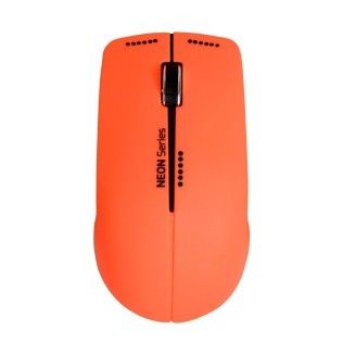 Port Connect Neon Wireless Mouse - Rouge