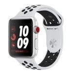Apple Watch Nike+ Series 3 GPS + Cellular Aluminium Argent Sport Platine/Noir 42 mm