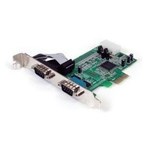 StarTech.com Carte PCI Express avec 2 Ports DB-9 RS232 - PEX2S553